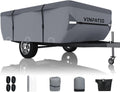 Waterproof Anti-UV Pop Up Camper Cover Fits 14'-16' Trailers D7679