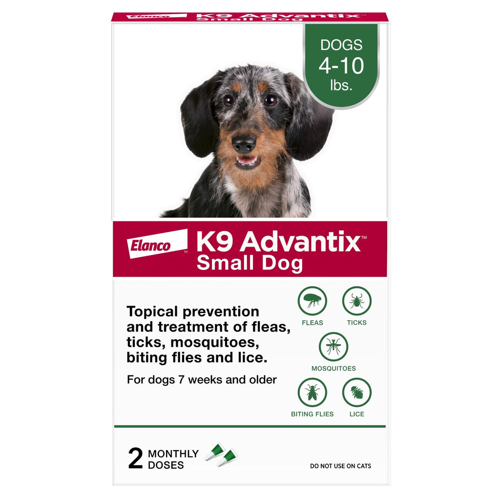 Flea Tick Mosquito Prevention for Dogs 4-10 lbs H6507