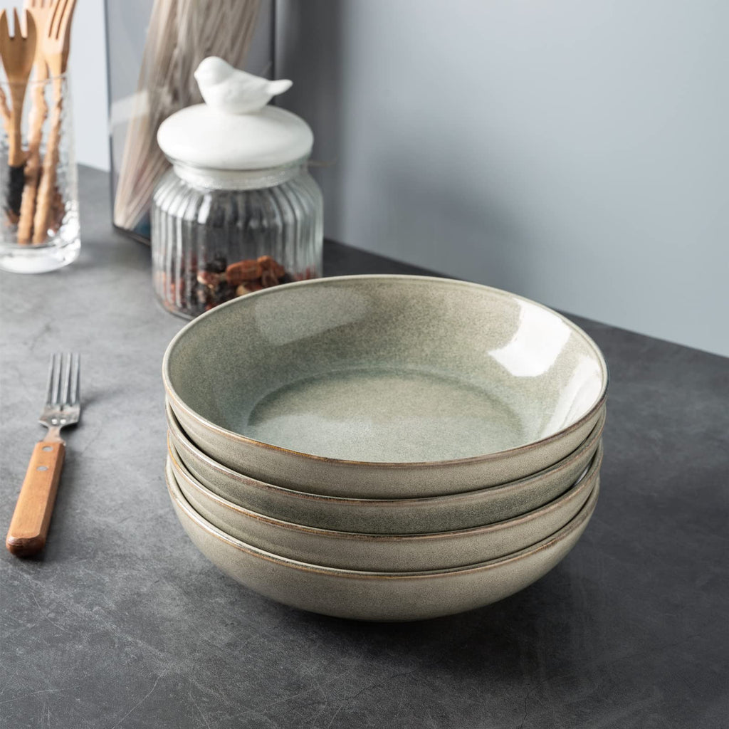 Ceramic Pasta Bowls Set of 4 B9025