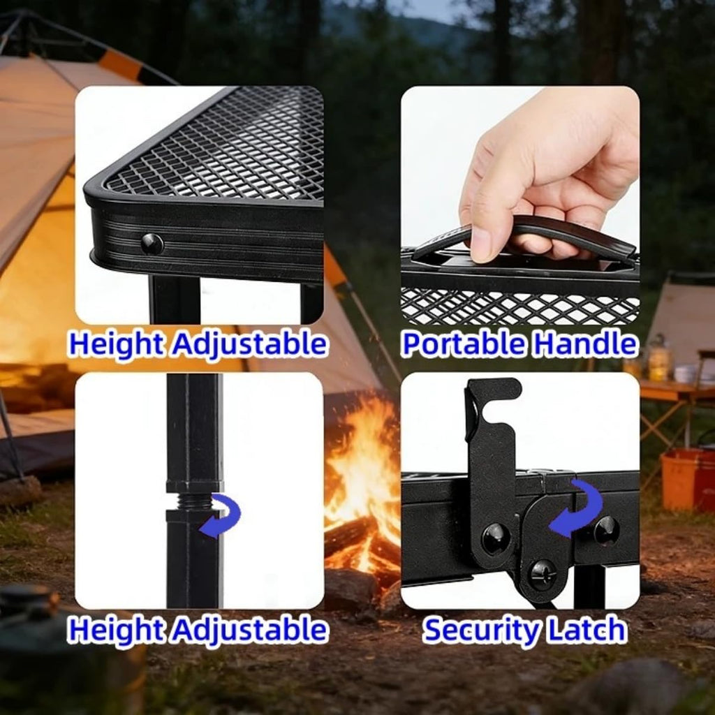 Folding Portable Camping Grill Table W95432