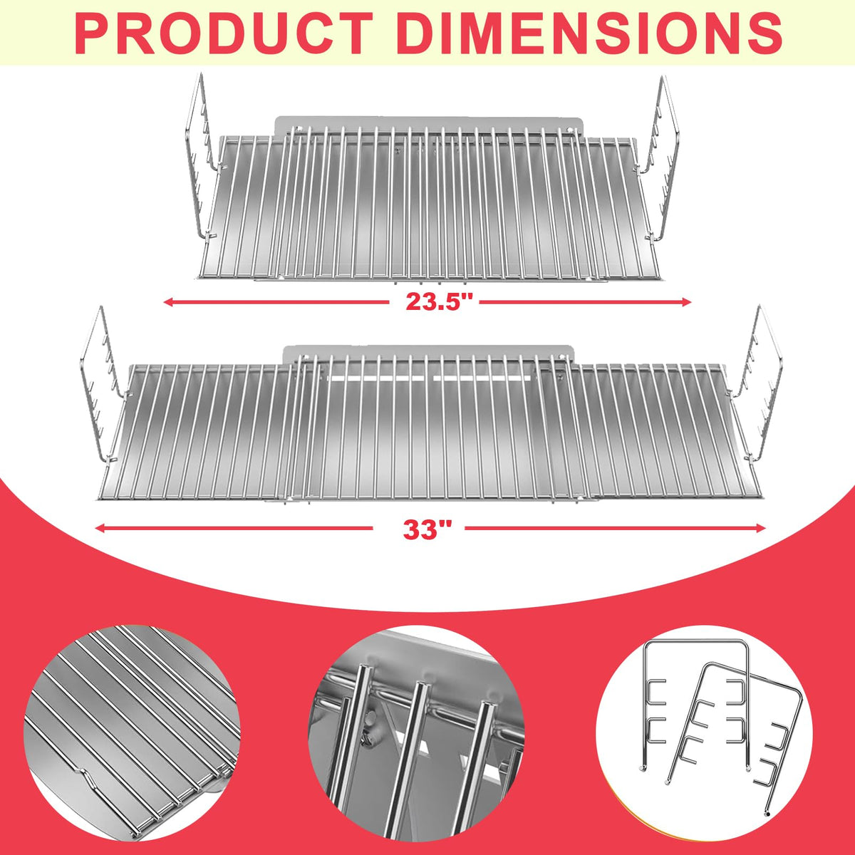 Adjustable Ash Pan for Grills U527725