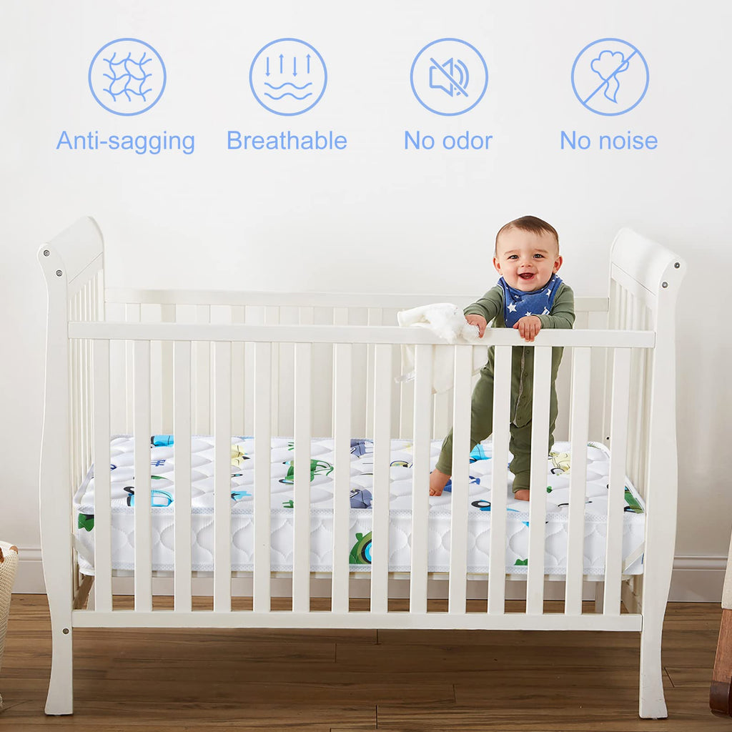 Foam Baby Crib & Toddler Mattress, 52" x 27.6" x 5" M5857