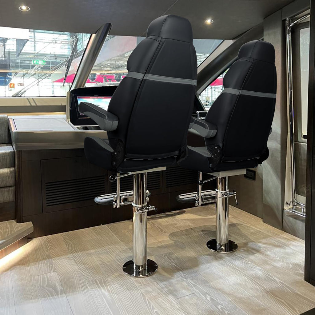 Luxury Pontoon Captains Chair Boat Seat R6355