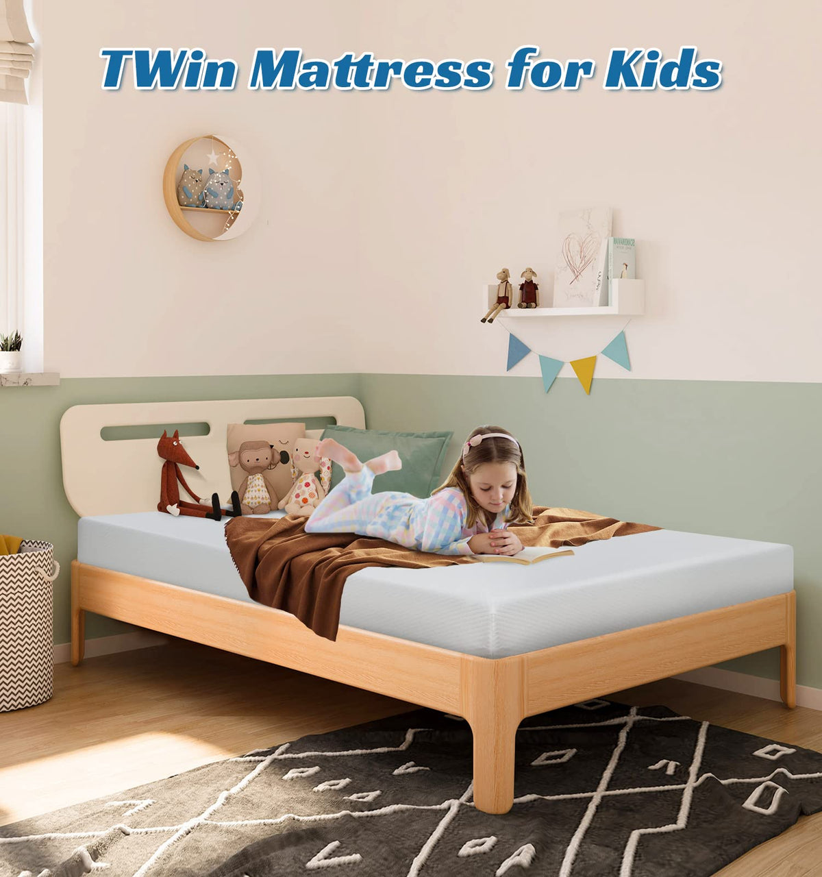 Twin Size 6 Inch Gel Memory Foam Mattress P47197