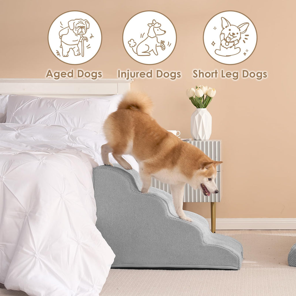 Curved Dog Stairs Ramp 4-Step T886966