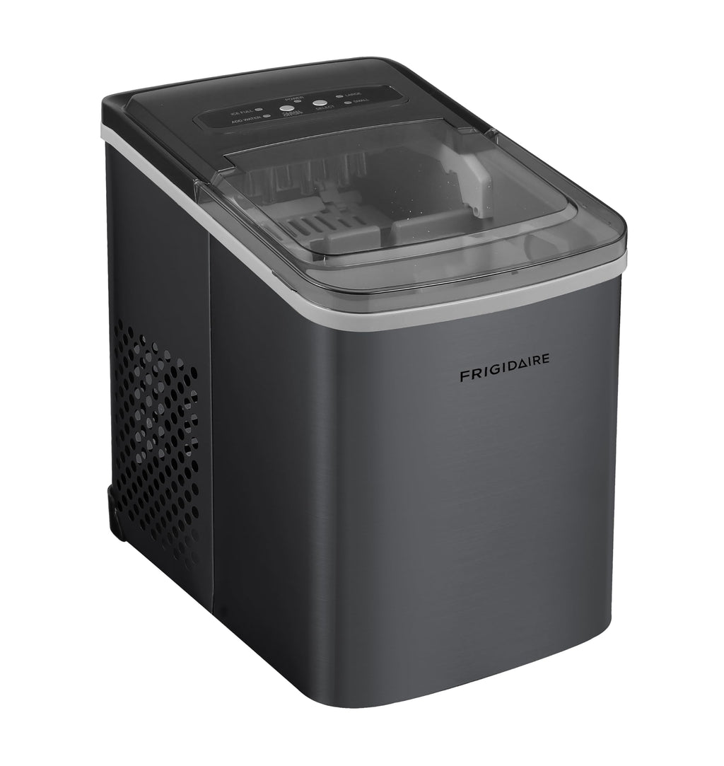 Portable 26 lb per Day Bullet Ice Maker Machine Black Stainless Steel B865146