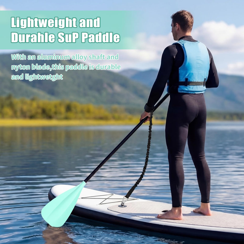 2 Pack Adjustable Aluminum Paddle with Leash Z767490