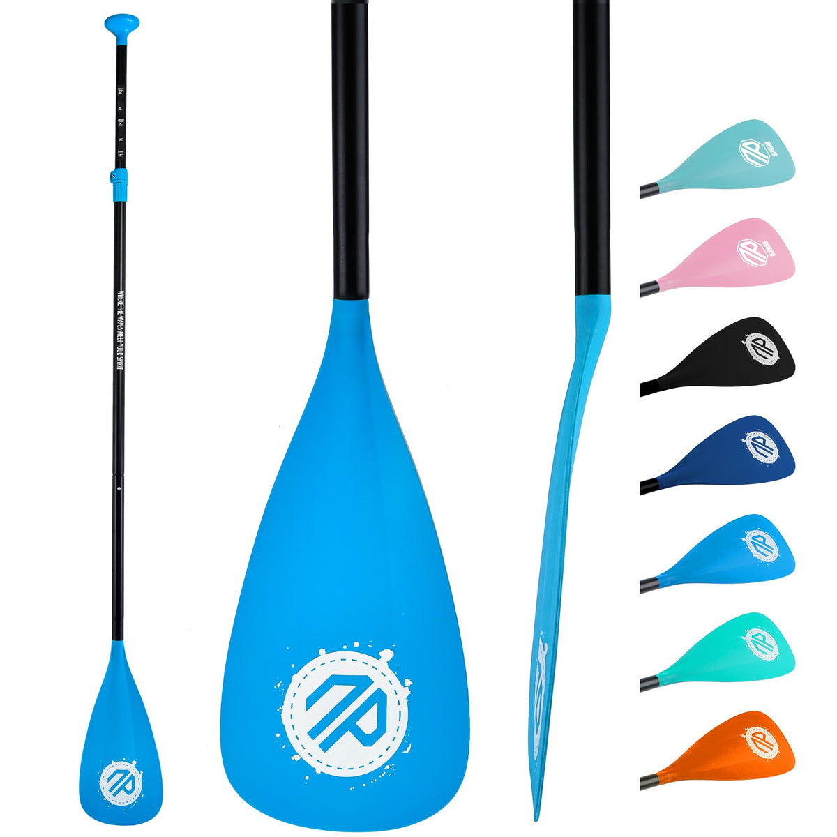 Adjustable Lightweight Aluminum Alloy Fiberglass Paddle Q68208