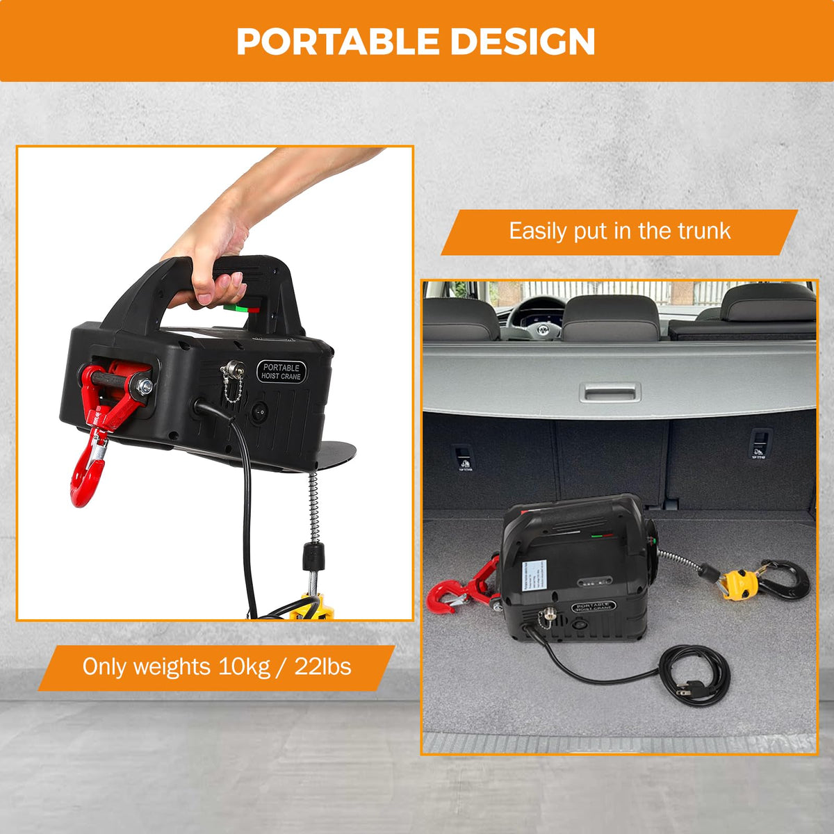 3-in-1 Portable Electric Hoist N477677