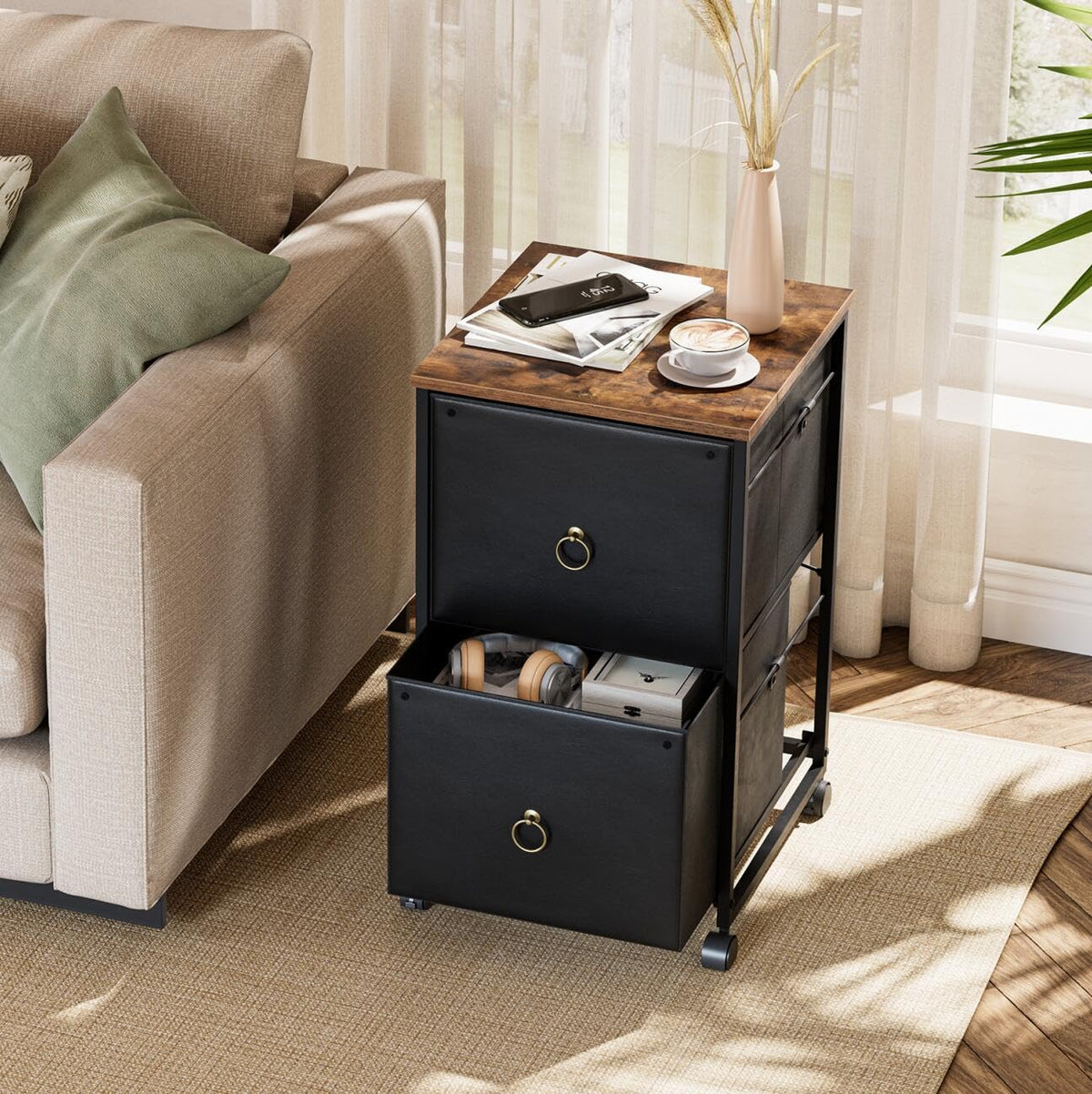 2 Drawer Mobile File Cabinet E28144