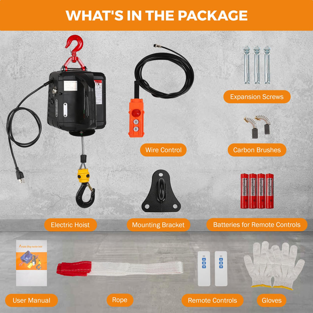3-in-1 Portable Electric Hoist N477677