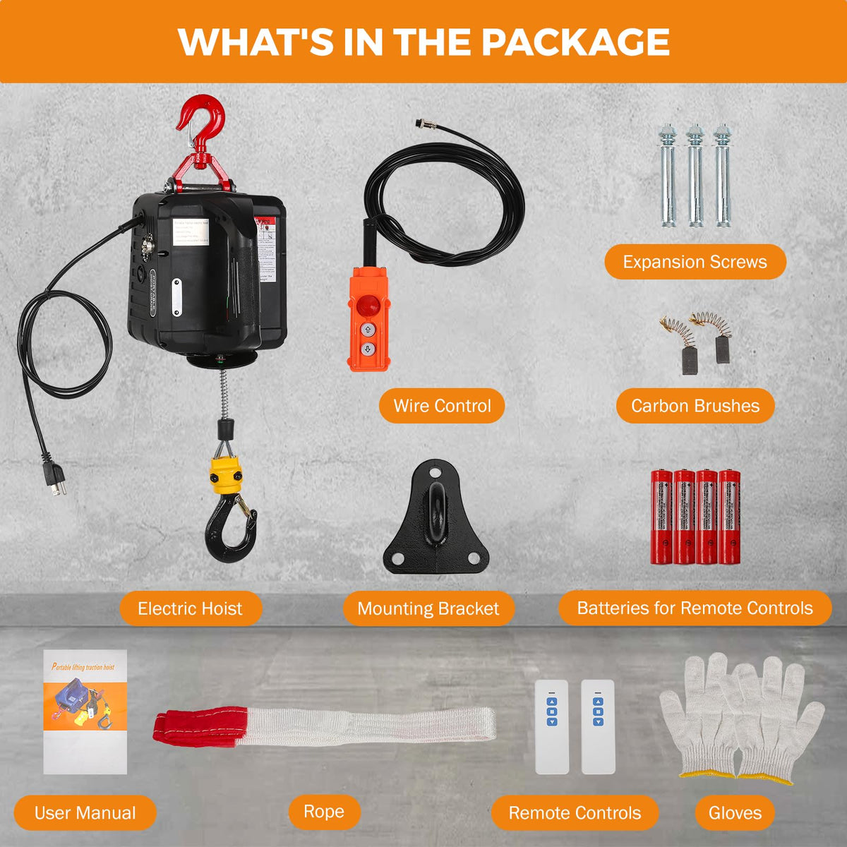 3-in-1 Portable Electric Hoist N477677