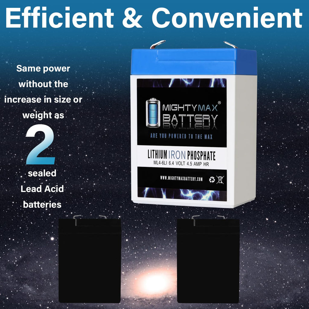 6V 4.5AH Lithium Replacement Battery K7359