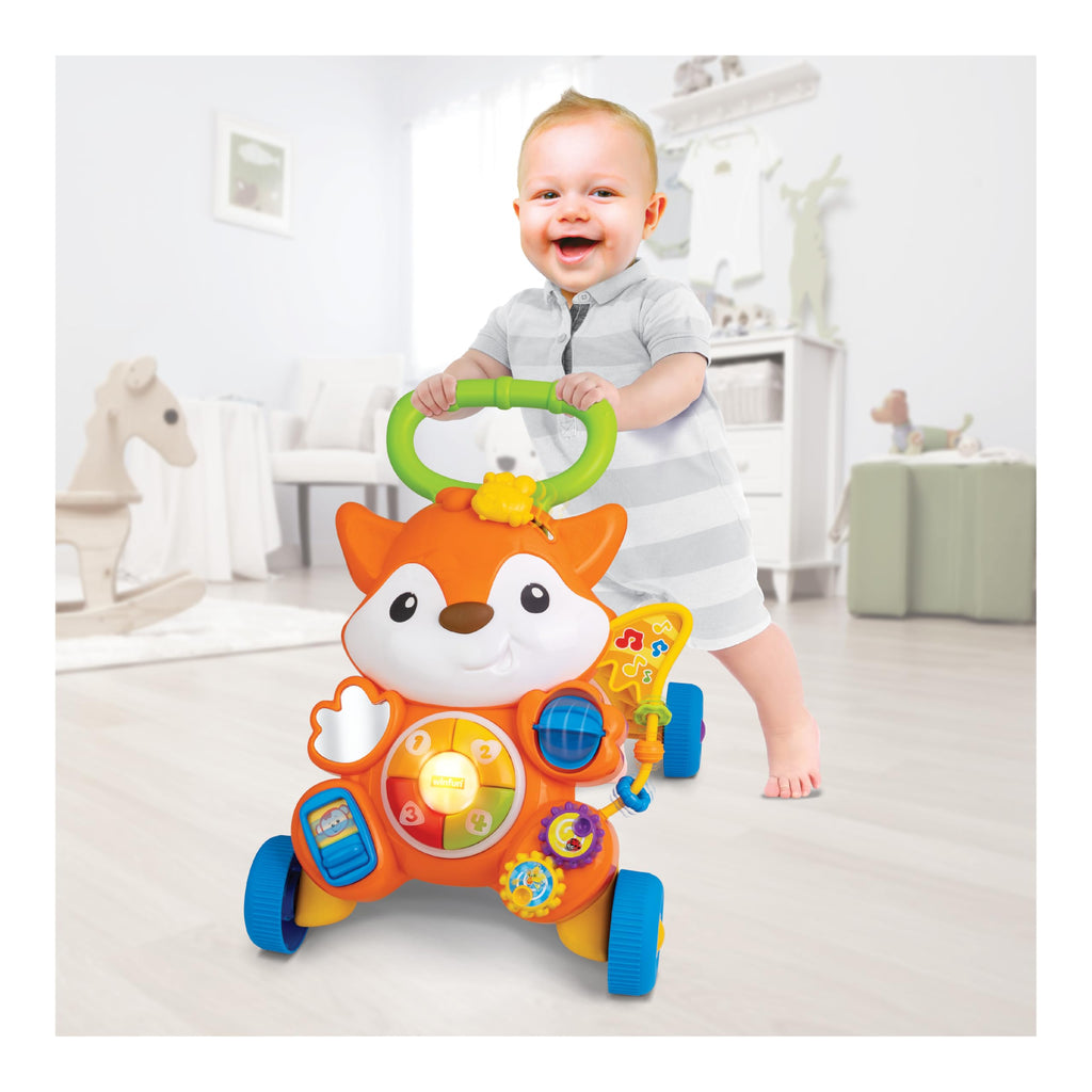 2-in-1 Baby Push Walker & Ride-On with Shape Sorter K69254