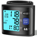 Wrist Blood Pressure Monitor with Backlit LCD Display Q144