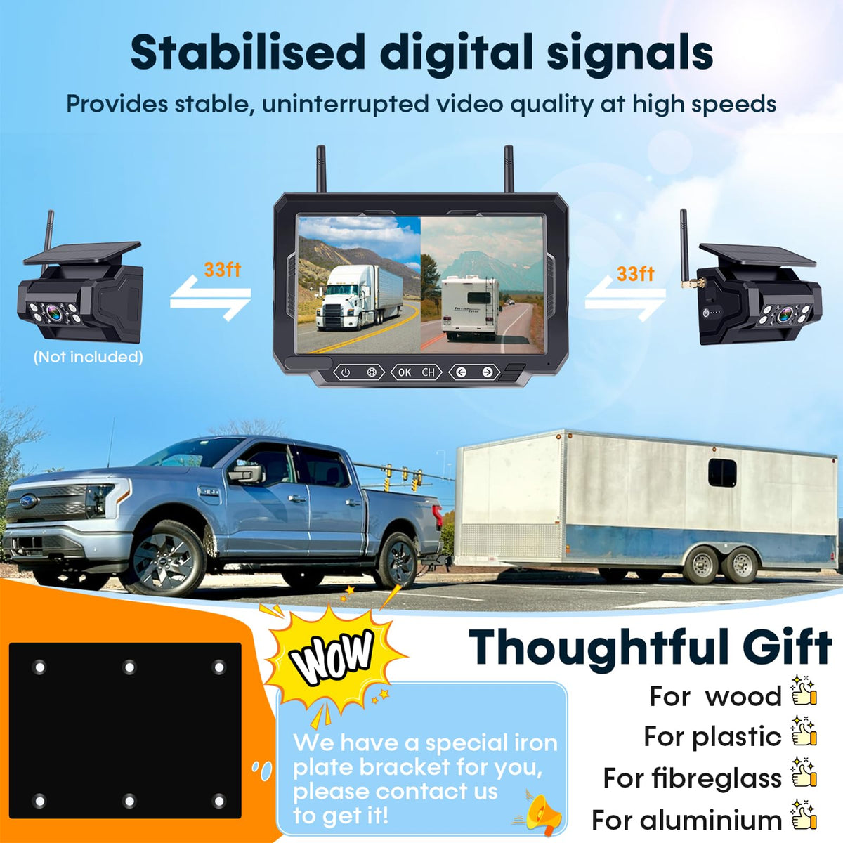 1080P HD Wireless Backup Camera R52857