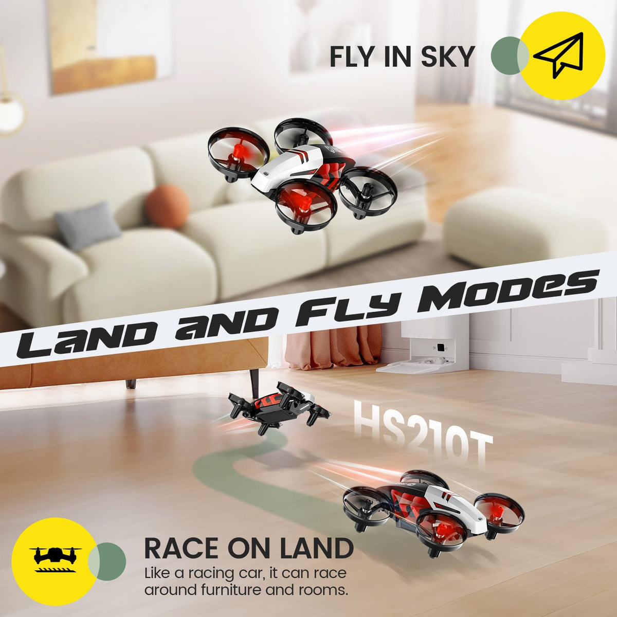 Mini Indoor RC Quadcopter with 3D Flip F3365