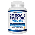 Wild Caught Omega-3 Fish Oil 120 Burpless Lemon Softgels W7139
