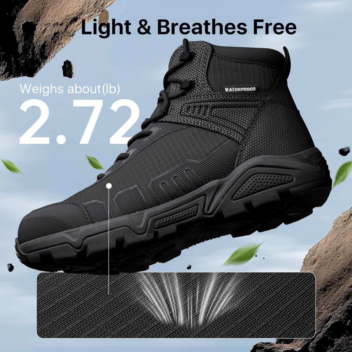 Waterproof Lightweight Tactical Work Boots T31894