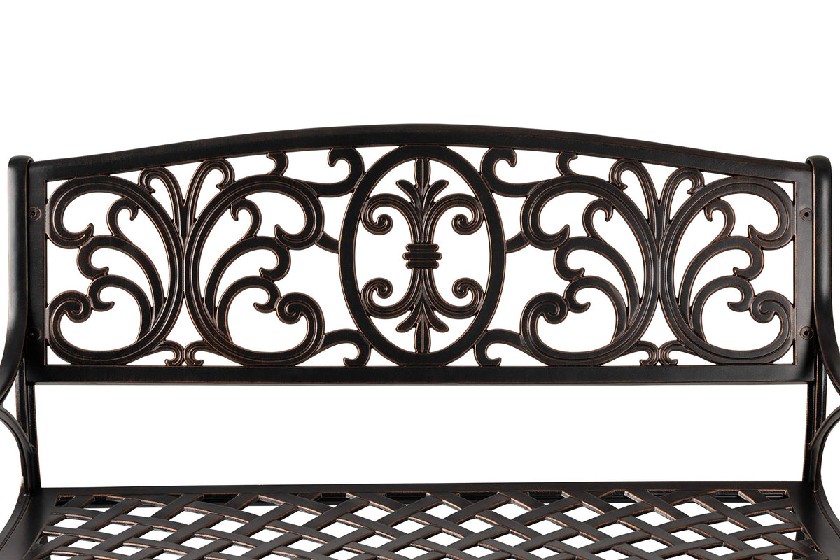Cast Aluminum Bench B532