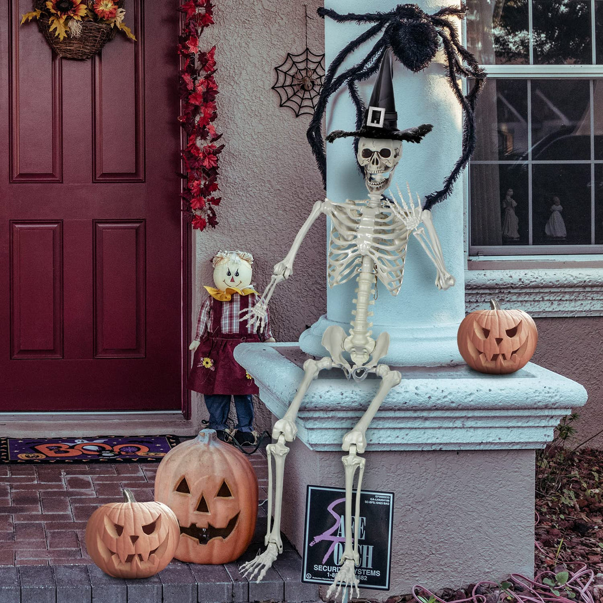5.4ft Posable Life Size Skeleton Bones with Movable Joints L803