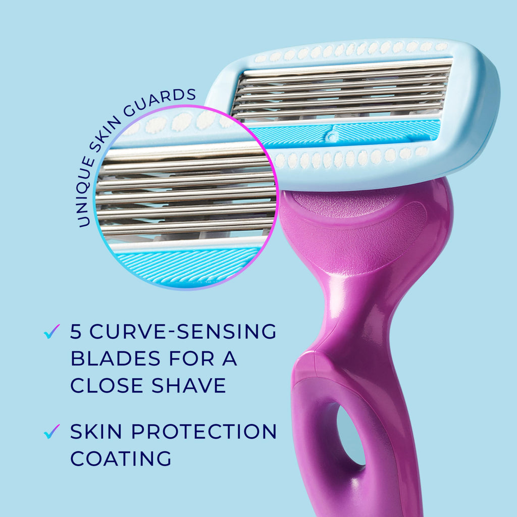 5-Blade Moisturizing Razor Refills, 6 Count I3559