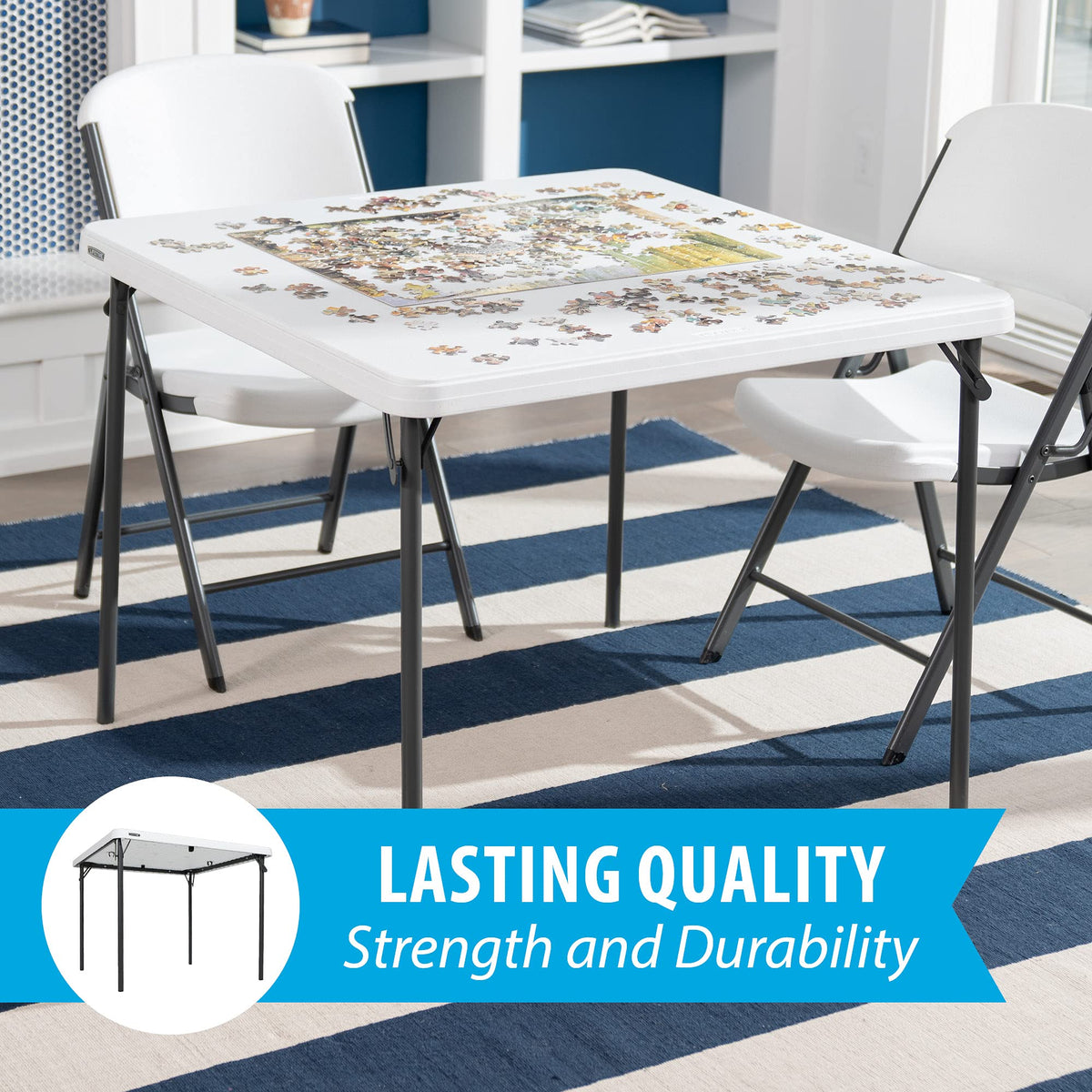 37-Inch Square Folding Card Table X626