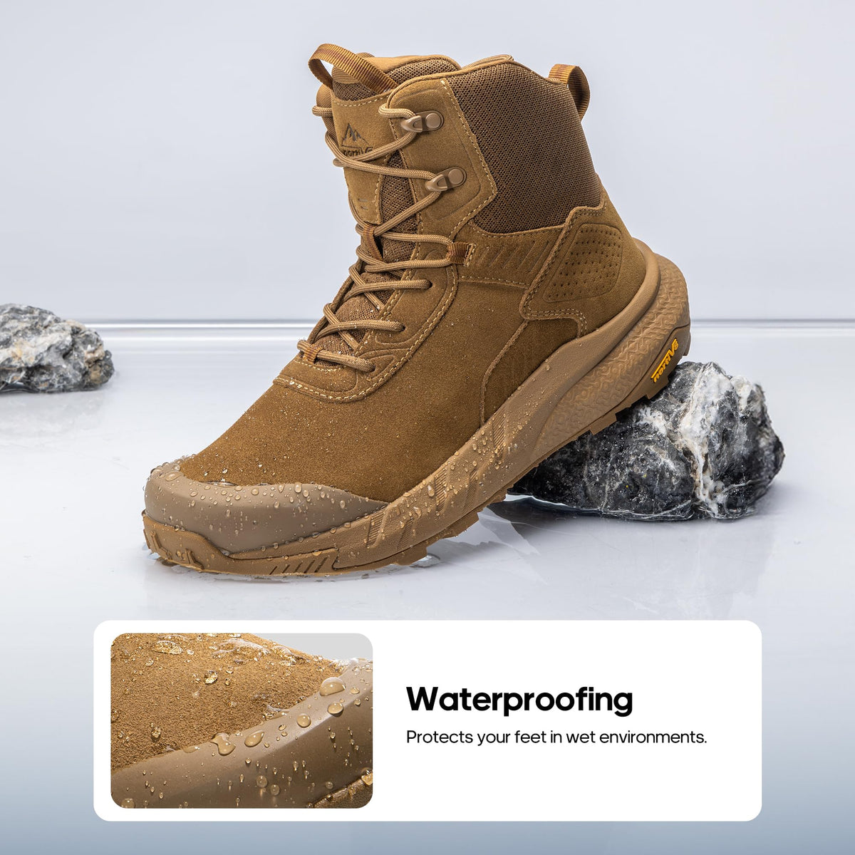 Waterproof Leather Tactical Work Boots T775965