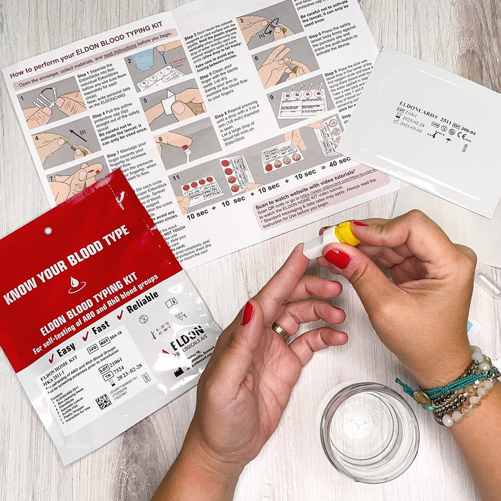 Home Blood Typing Kit O42762