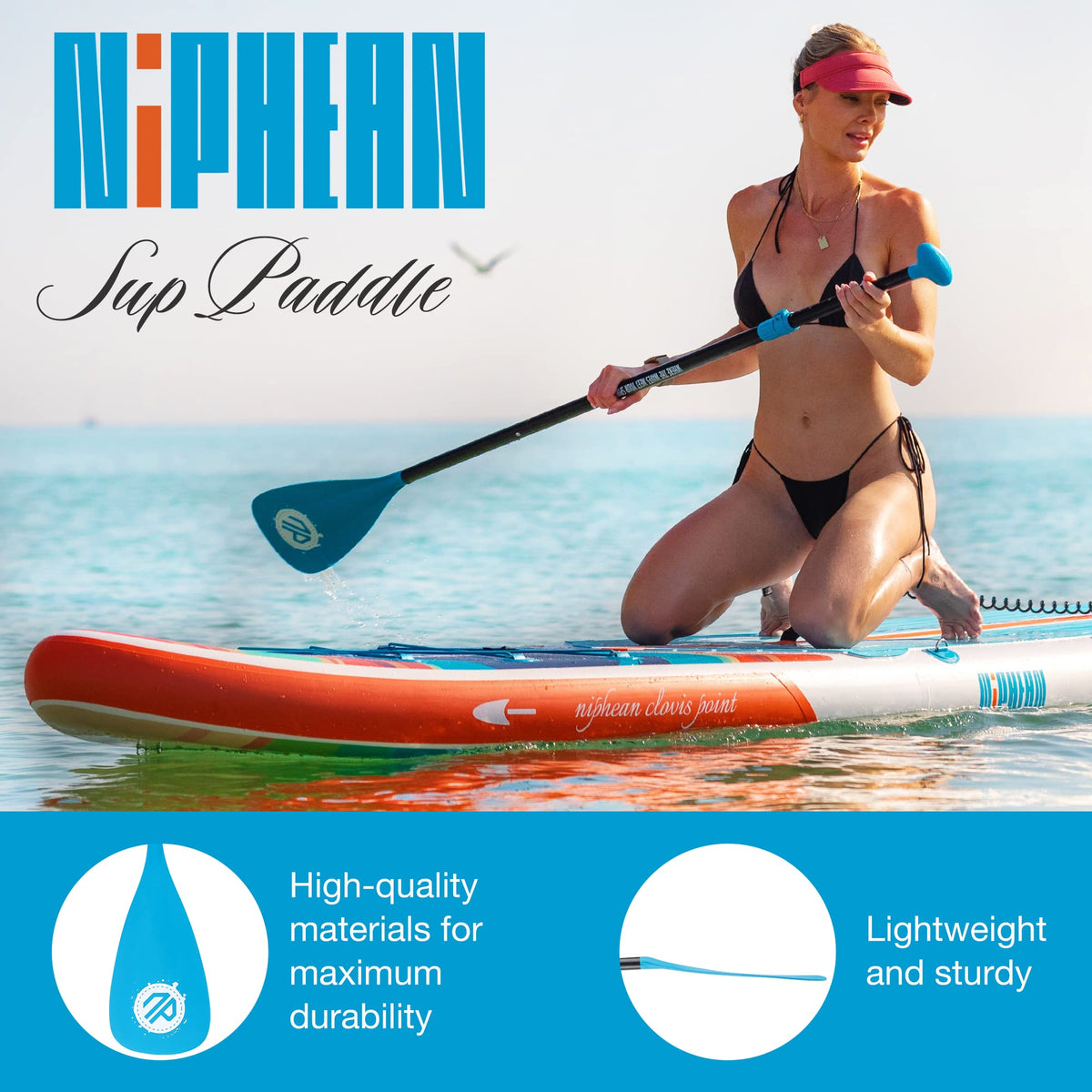 Adjustable Lightweight Aluminum Alloy Fiberglass Paddle Q68208