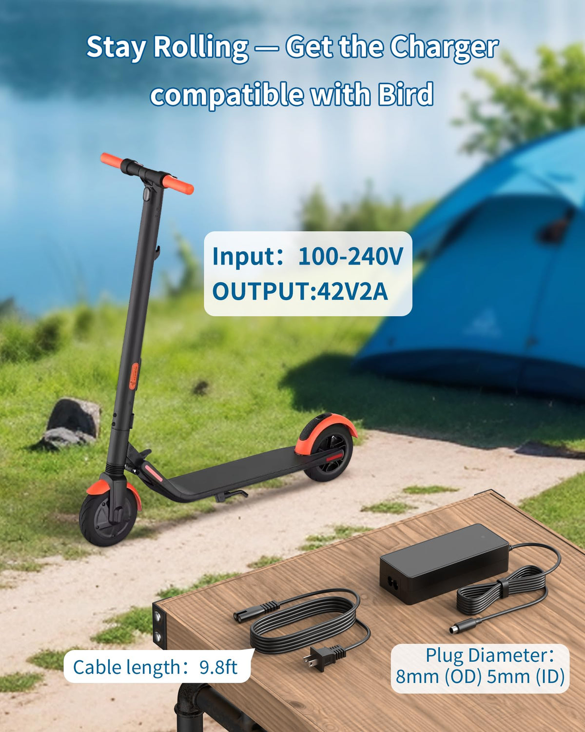 42V 1.7A Electric Scooter Charger K821