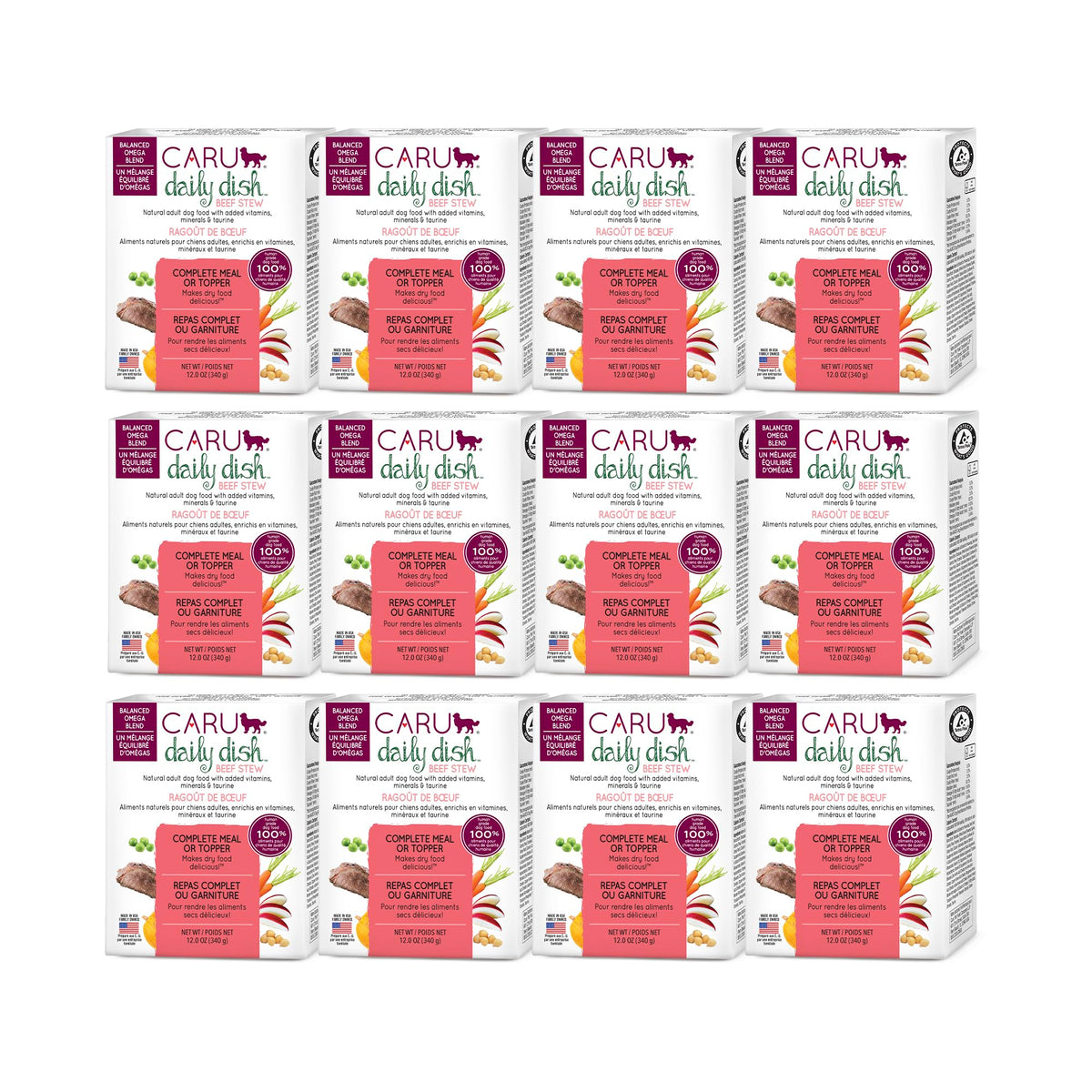 Beef Stew Dog Food 12 oz Case of 12 V13713