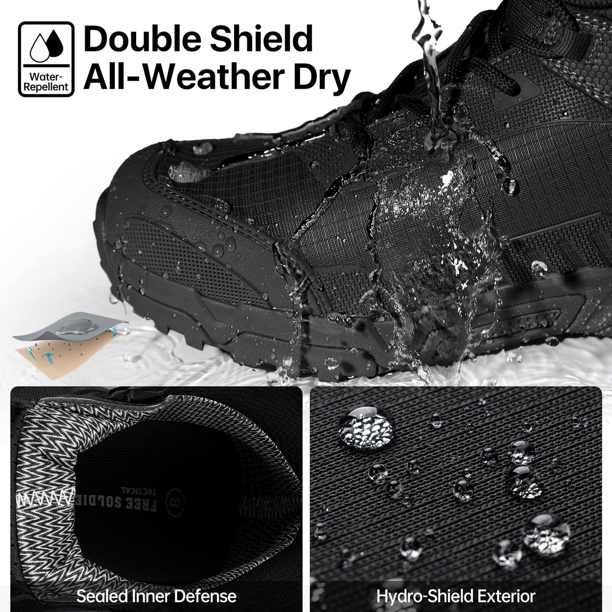 Waterproof Lightweight Tactical Work Boots T31894