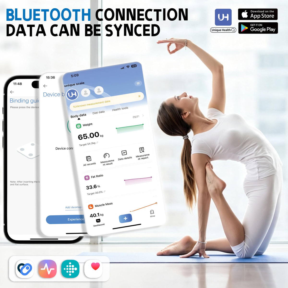 25 Body Composition Bluetooth Digital Weight Scale V992342