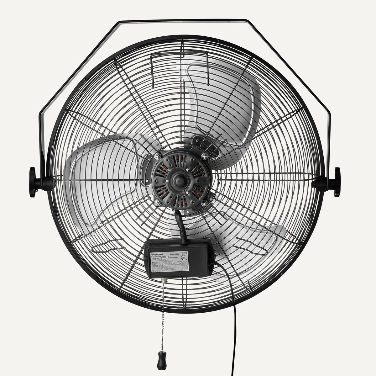 18" Indoor Wall-Mounted Industrial Fan with Three Speeds E33216