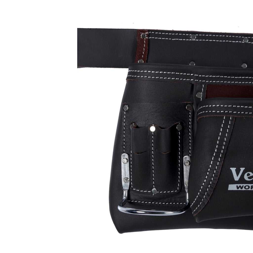 Brown Leather 2-Inch Tool Belt with 12 Pockets P7281