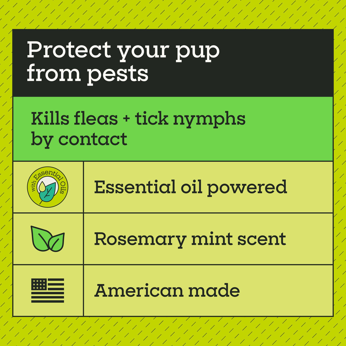 Natural Flea & Tick Spray for Dogs, 10 oz Plant-Based U95957