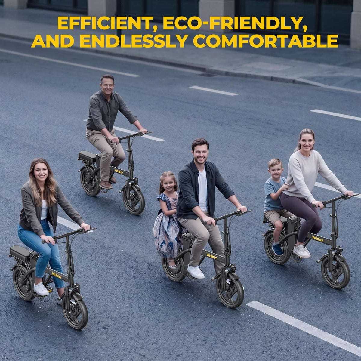 750W Peak Foldable Electric Bike with 48V Removable Battery S10867