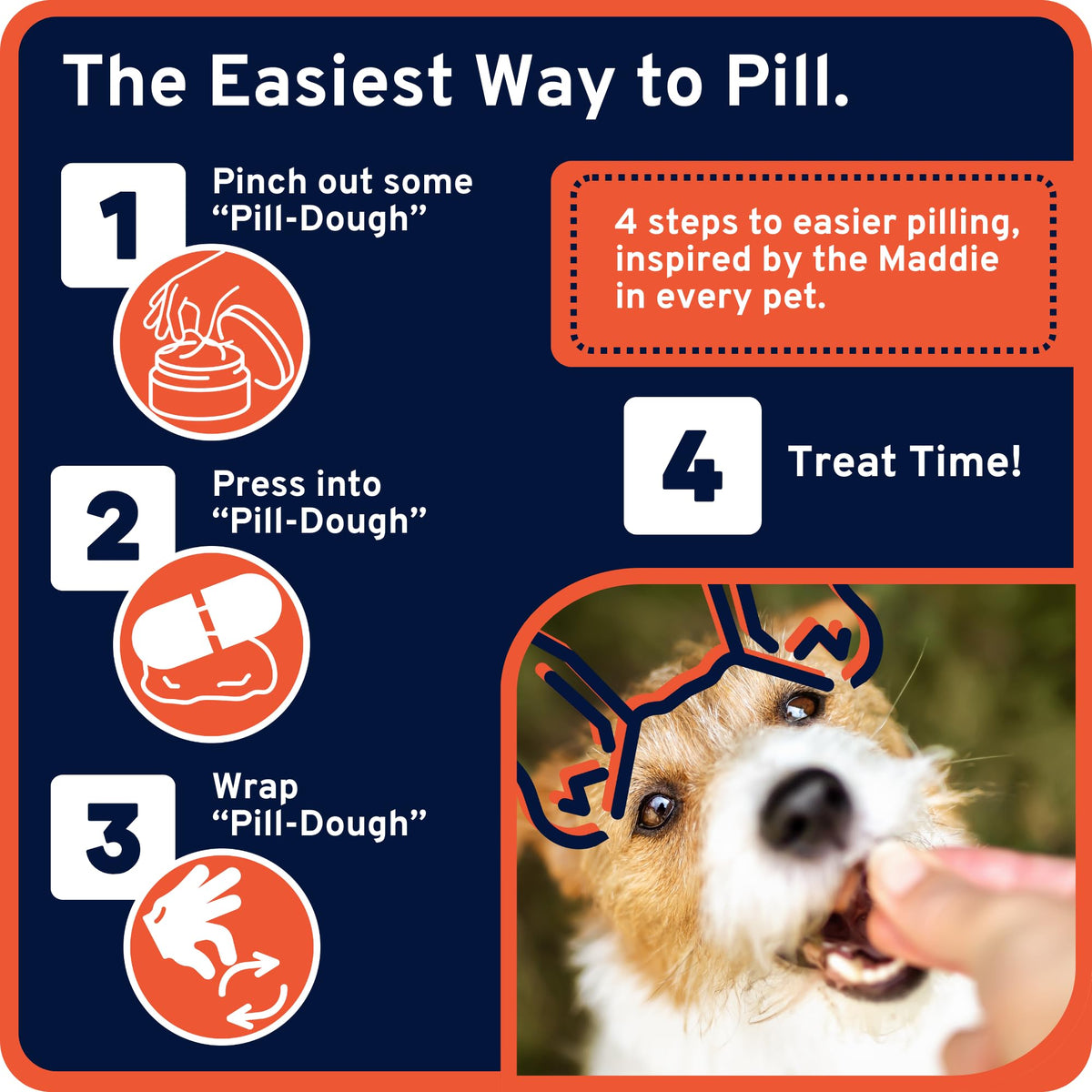 Pill-Dough Treat Paste Wrap for Dogs & Cats A32349