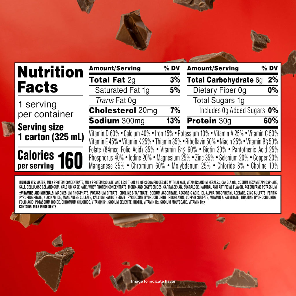 Chocolate Protein Shakes 11 Fl Oz Pack of 18 C10808