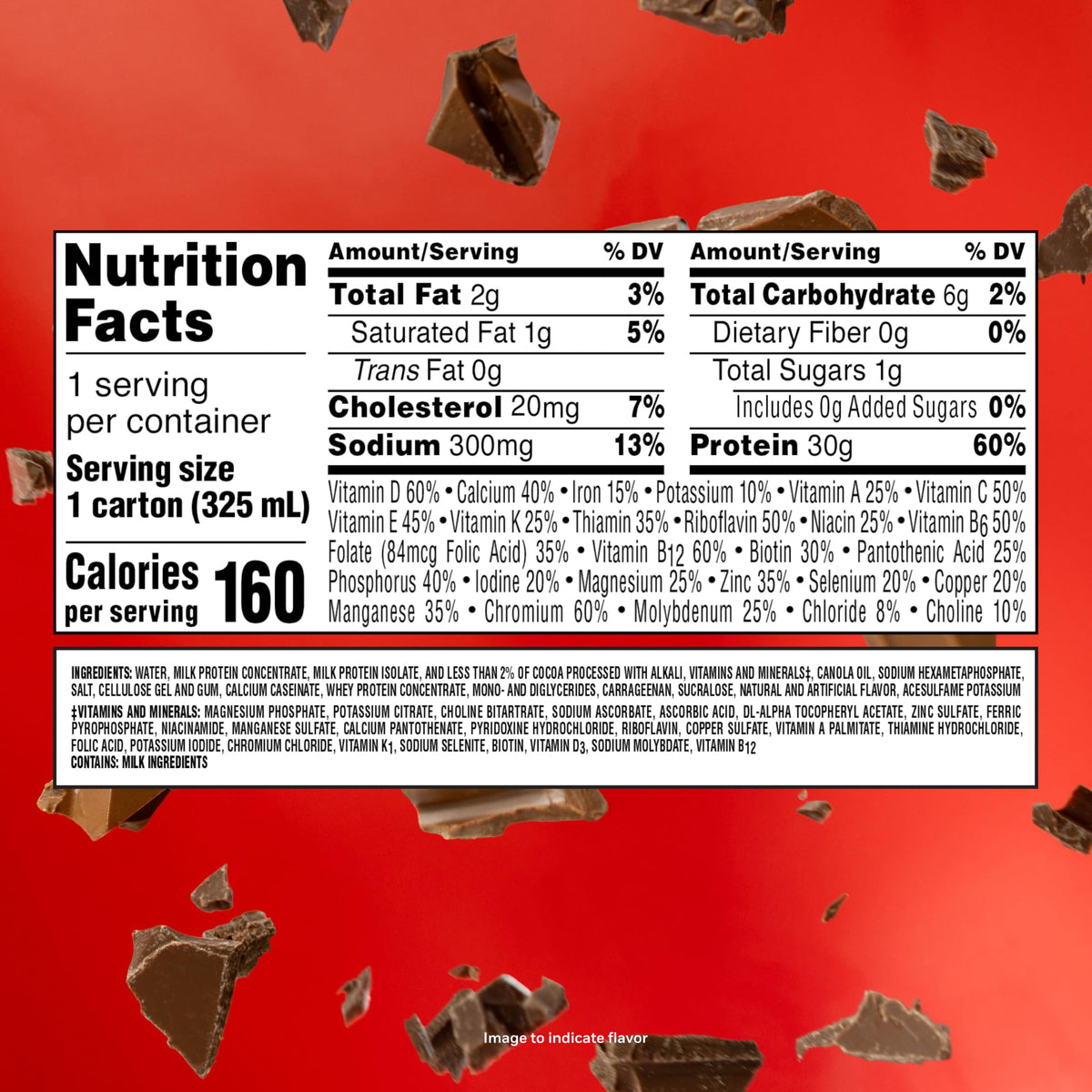 Chocolate Protein Shakes 11 Fl Oz Pack of 18 C10808