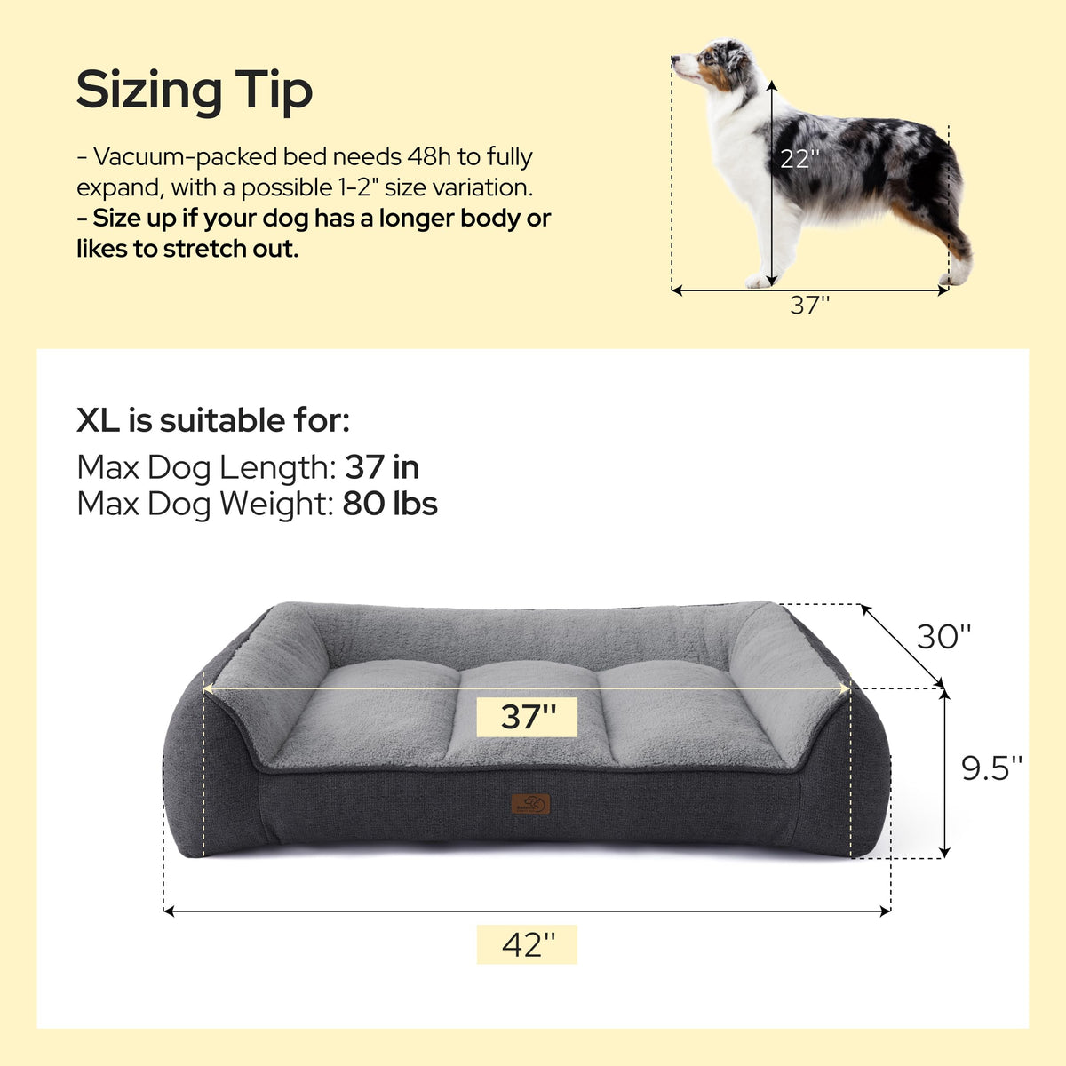 XL Orthopedic Dog Bed R40088