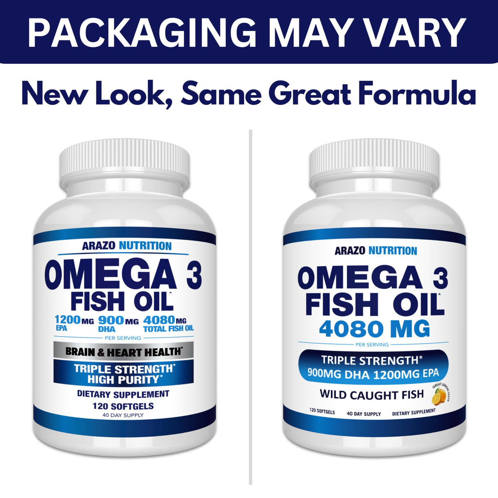 Wild Caught Omega-3 Fish Oil 120 Burpless Lemon Softgels W7139