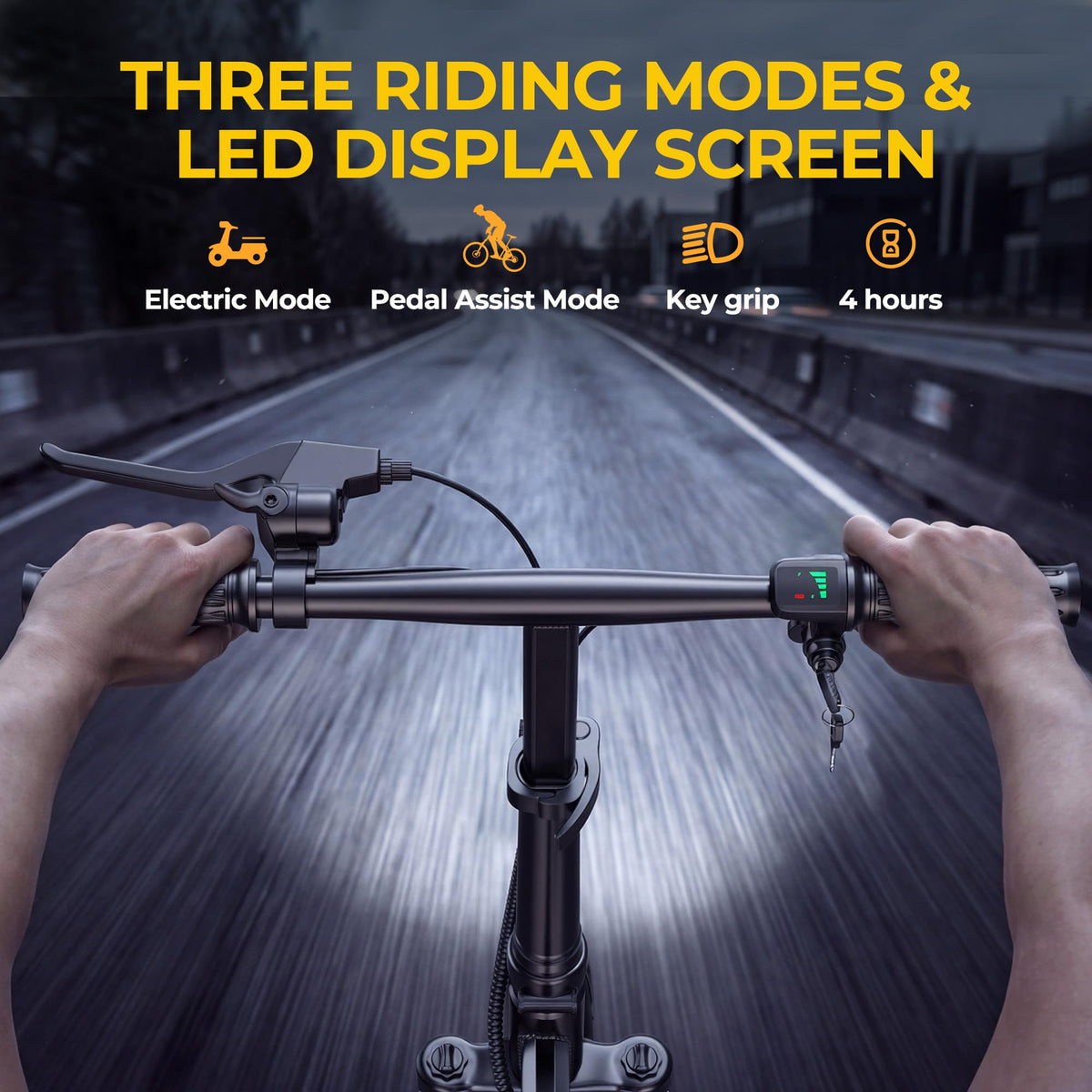750W Peak Foldable Electric Bike with 48V Removable Battery S10867