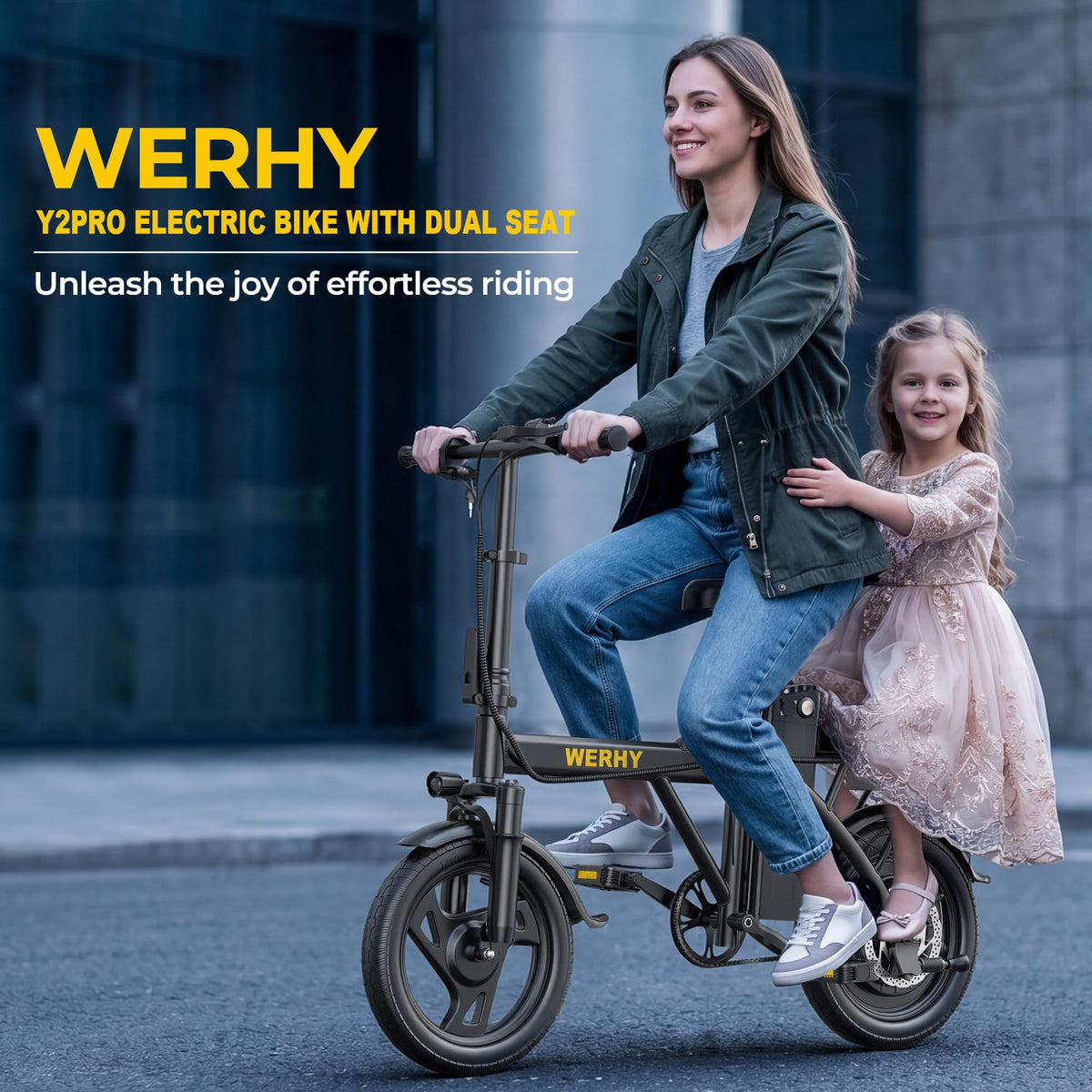 750W Peak Foldable Electric Bike with 48V Removable Battery S10867