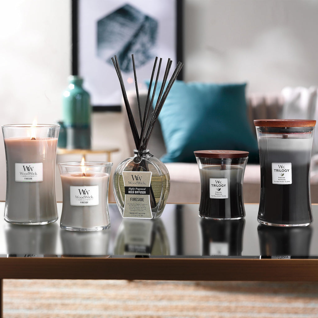 Scented Trilogy Candle with Crackling Wick B86044