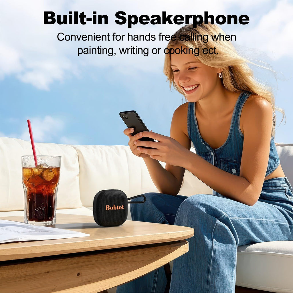 Portable Bluetooth Speaker IPX7 Black J654