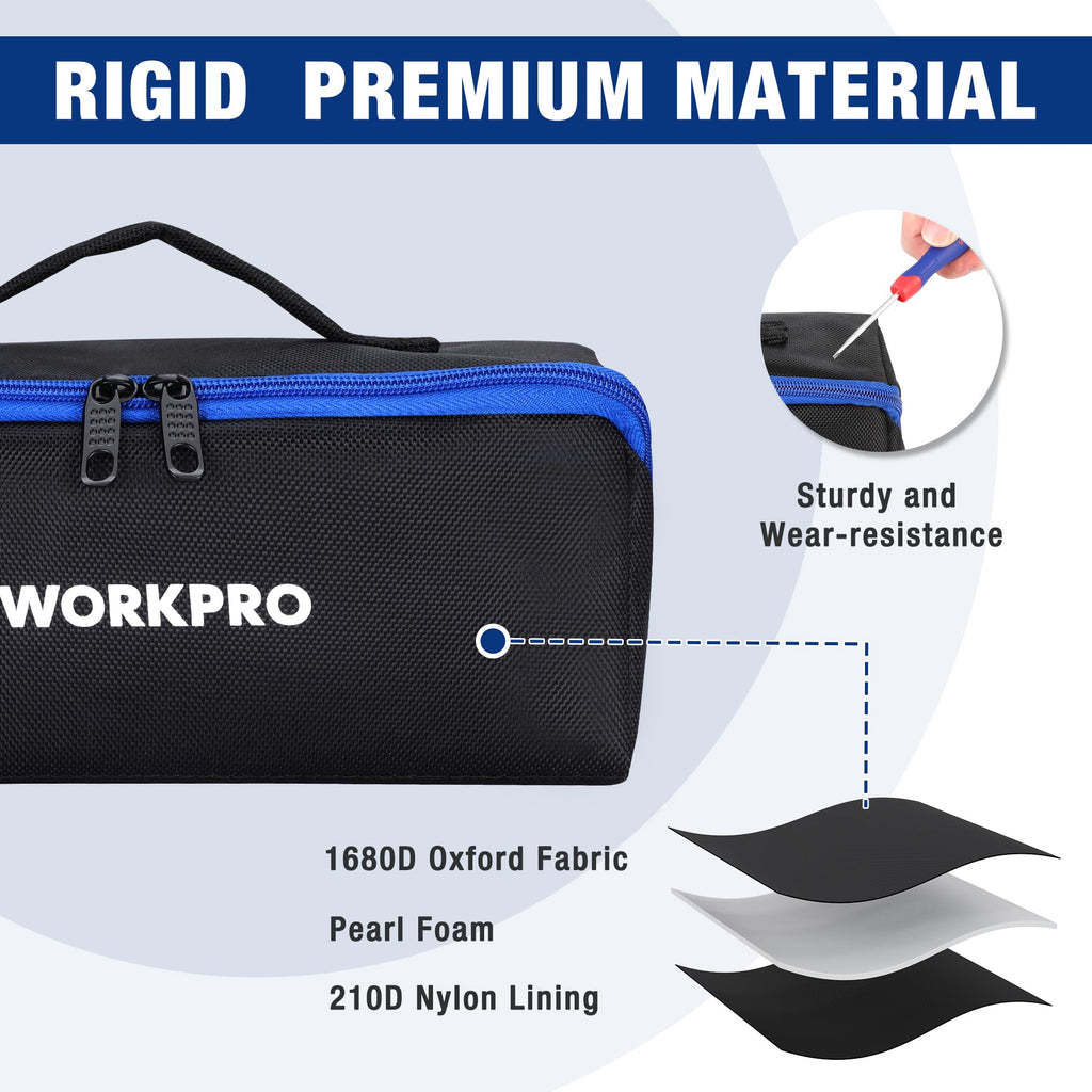 10" Zipper Tool Pouch, 3 Pack K98002