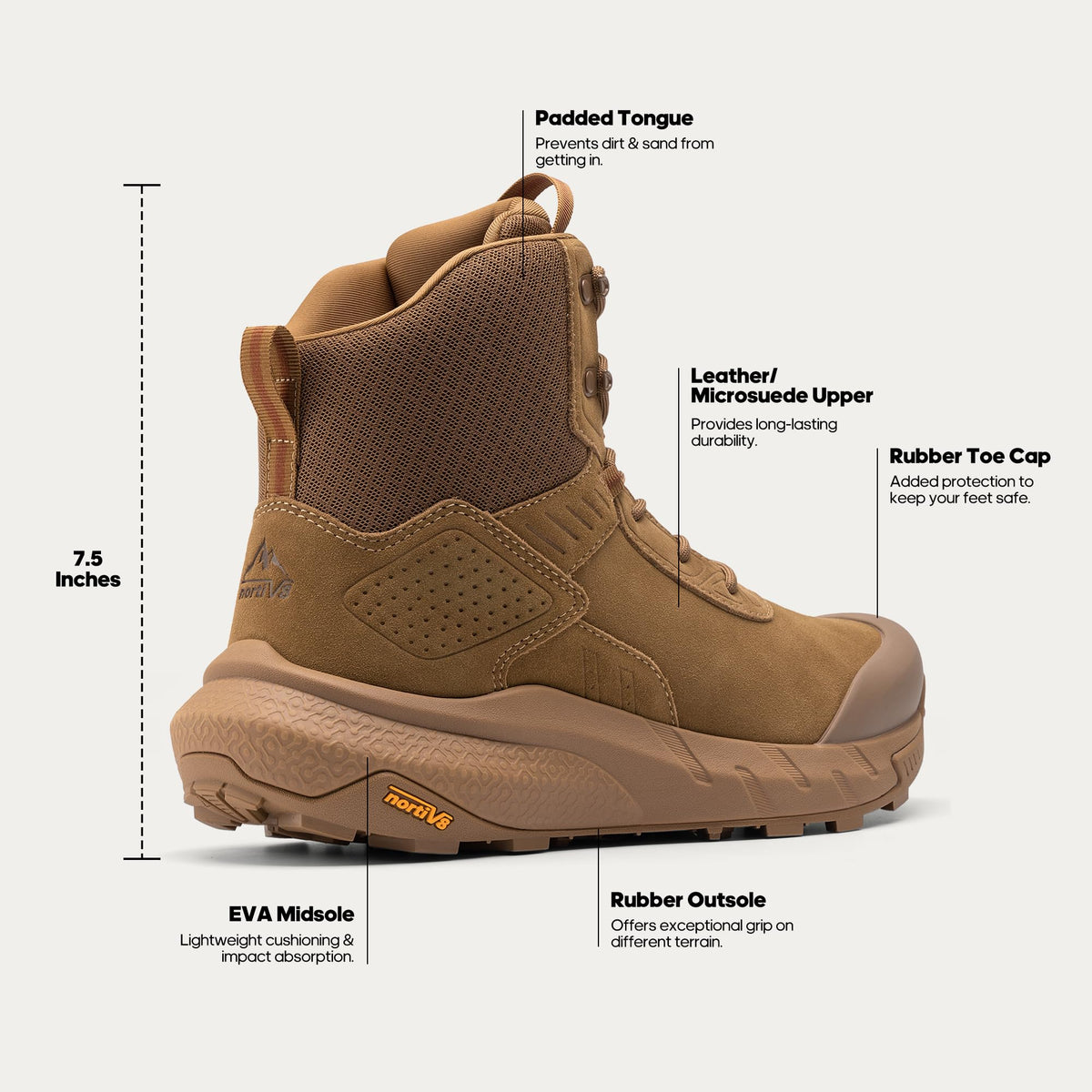 Waterproof Leather Tactical Work Boots T775965