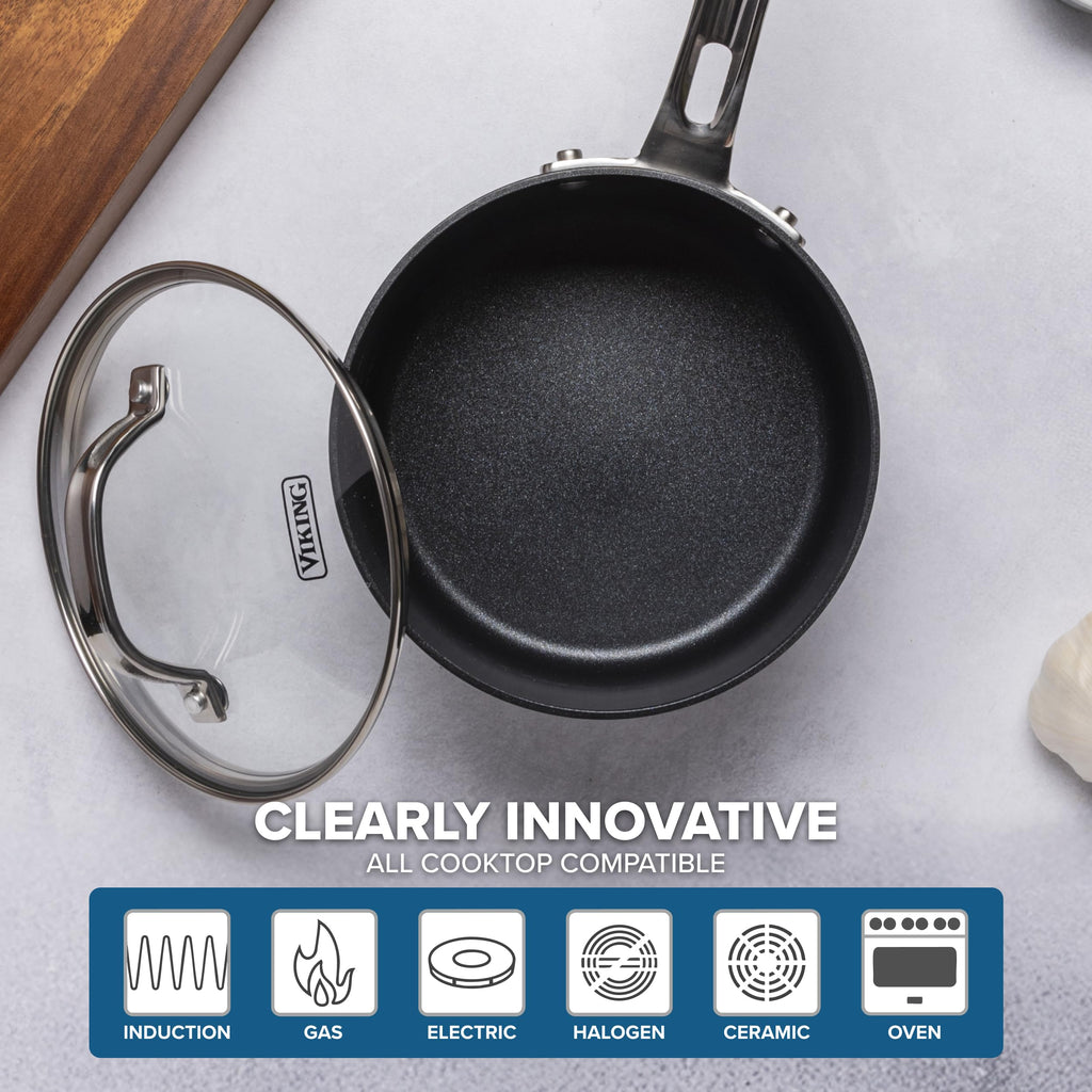 12 Piece Hard Anodized Ceramic Nonstick Cookware Set K7496